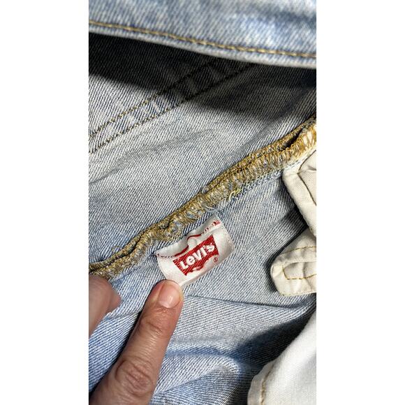 Levi’s Premium 501® S Skinny Jeans Light Wash, Big E Red Tab 30x28 - Picture 10 of 12